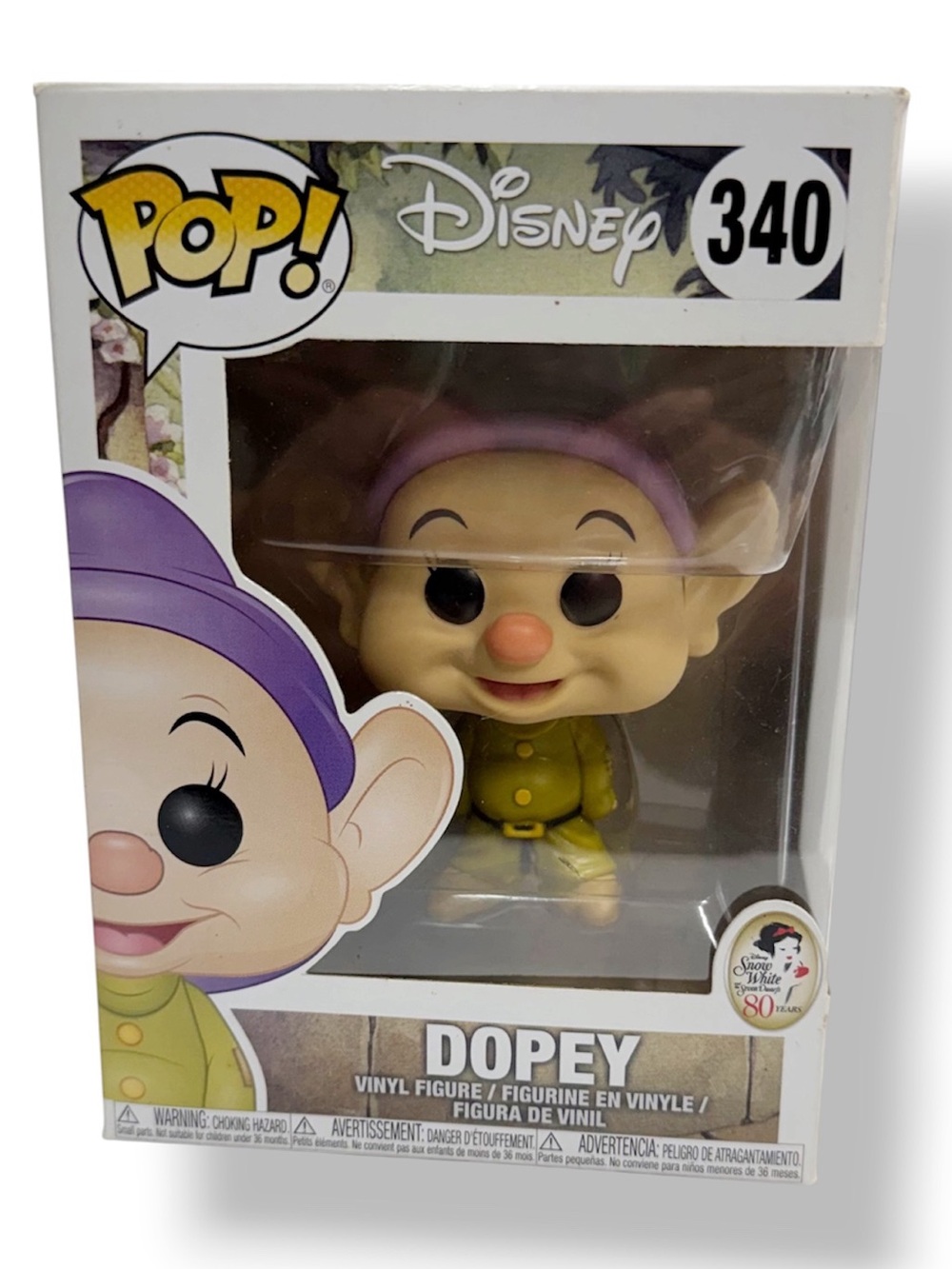Funko Pop Disney Dopey #340 Snow White 80th Anniversary Vinyl Figure